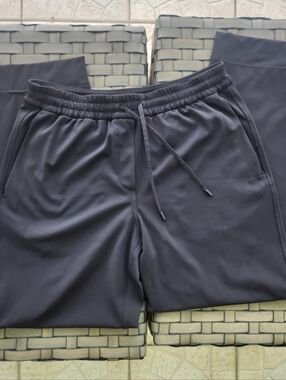 Lululemon On The Fly Joggers Black Small S Luxtreme Travel Work Woven